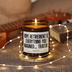 job retirement candle sarcastic gift idea farewell candle gift goodbye coworker gift passive aggressive candle retirement gift candle