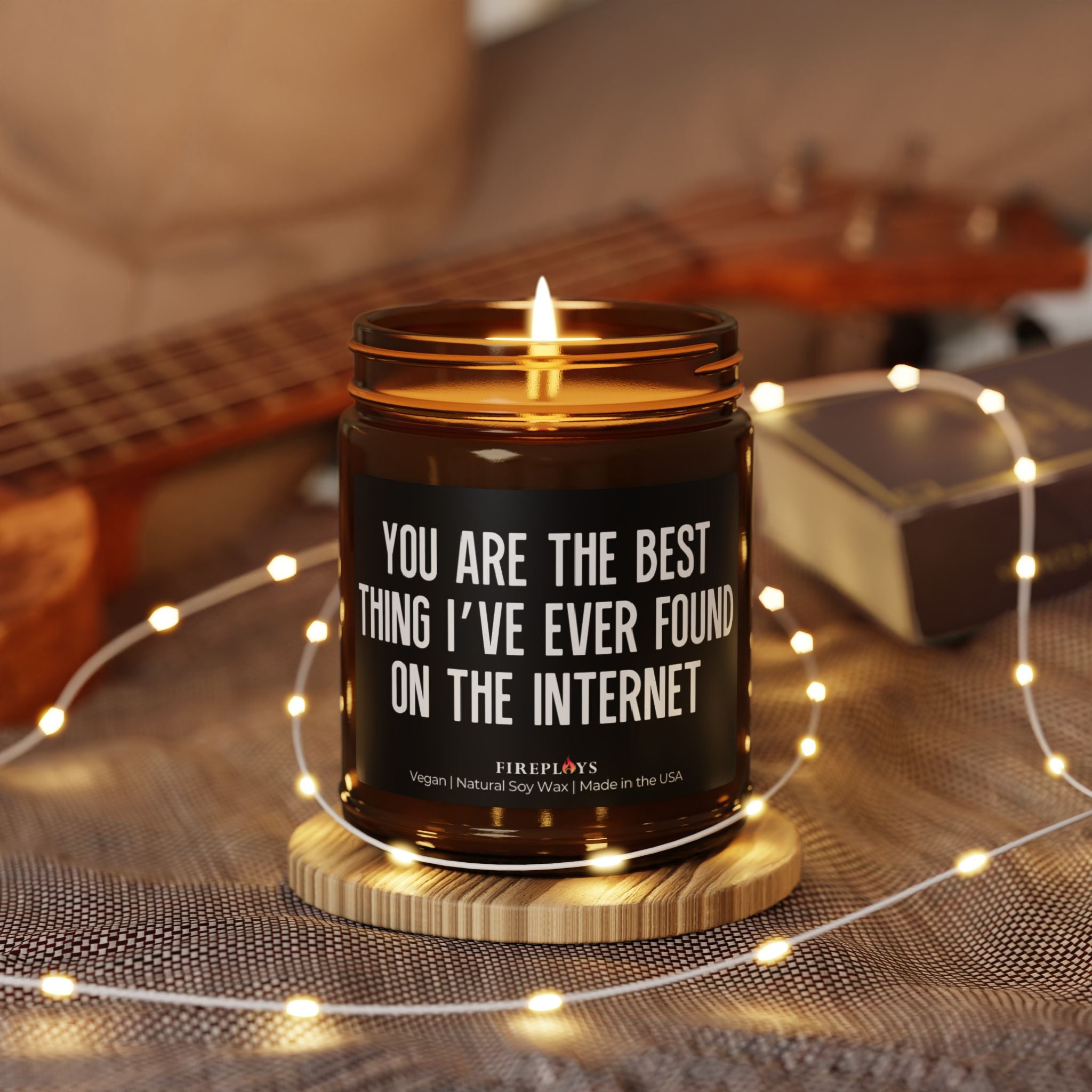 Best thing I've ever found on the internet candle, adult humor, couples candle, anniversary gift, adult humor