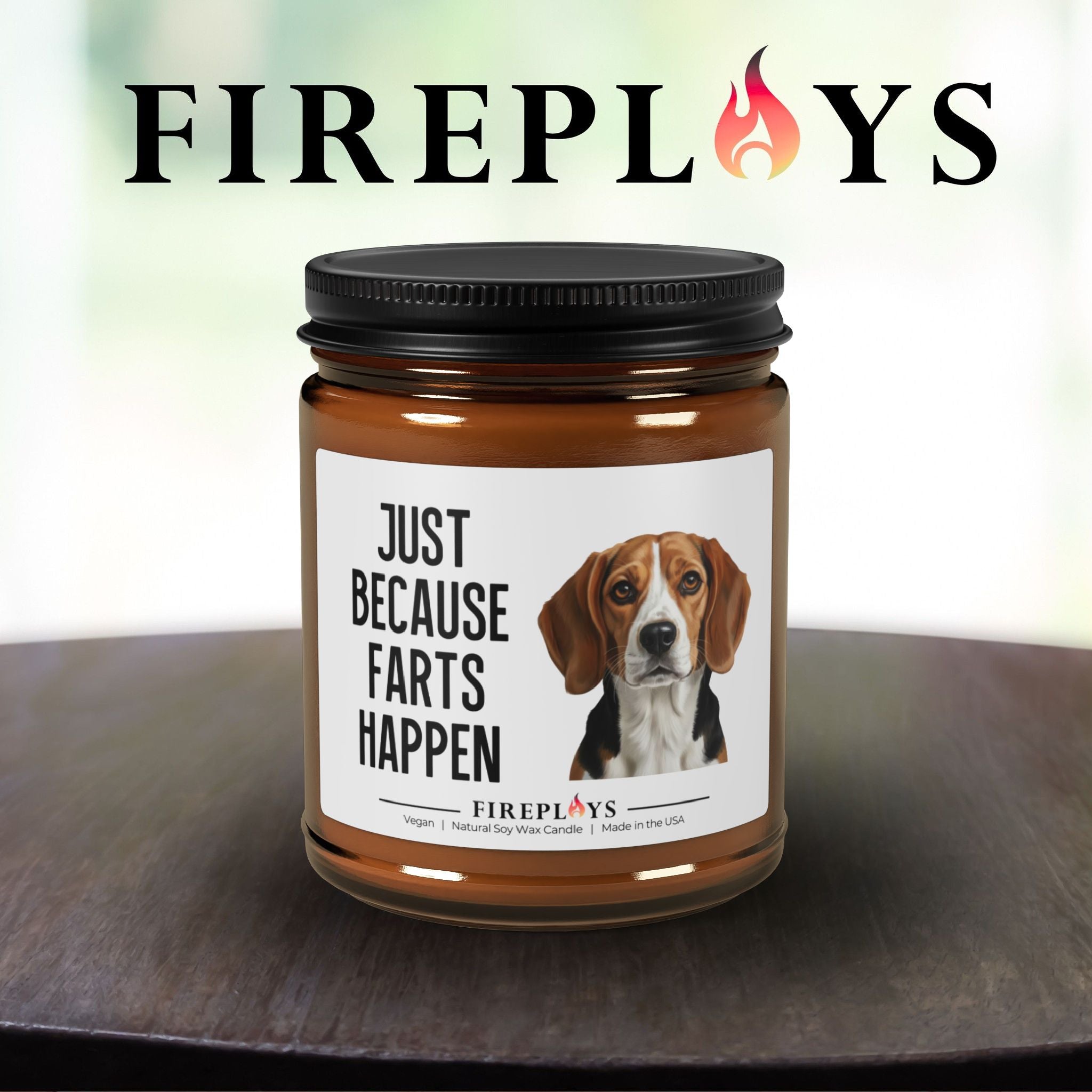 Beagle Lover Scented Soy Candle Funny Farts Candle Home Decor
