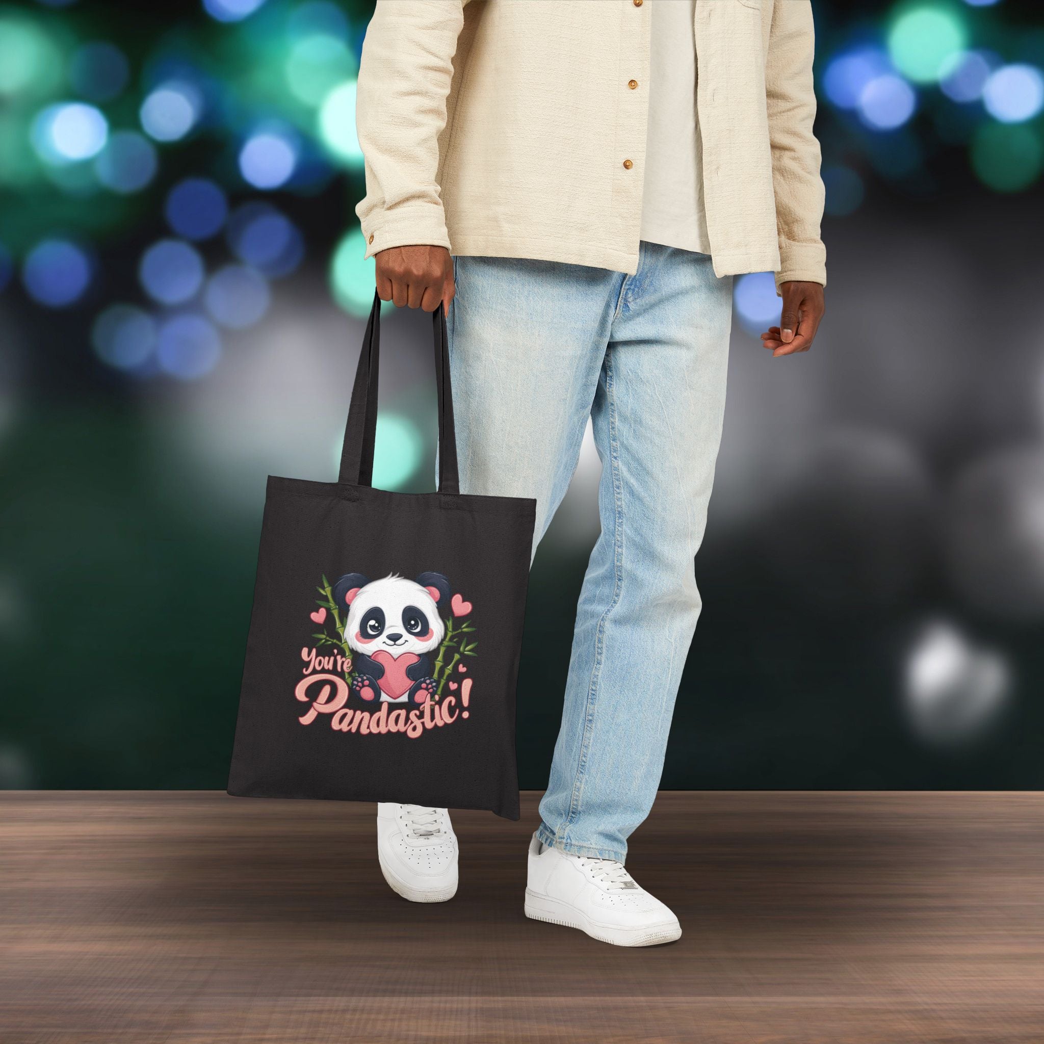 Cute Panda Tote Bag - You're Pandastic!