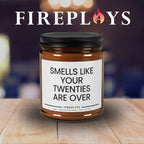 Funny Milestone 30th Birthday Soy Candle Gift for Him or Her, Birthday Home Decor