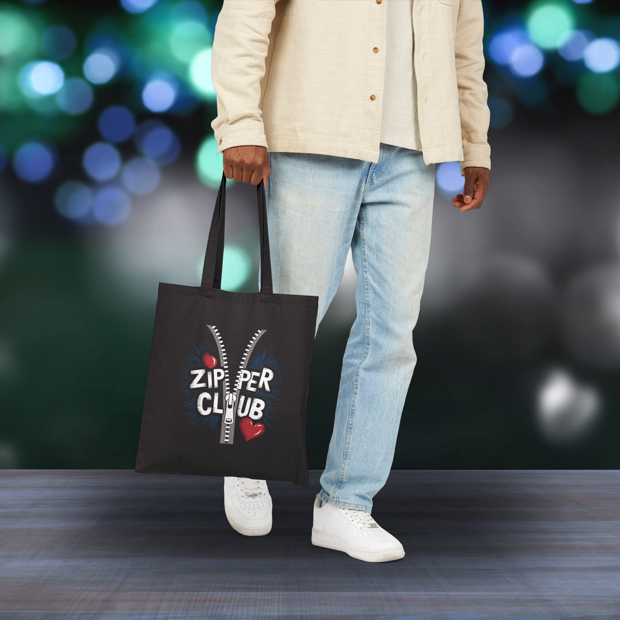 Zipper Club Heart OHS Survivor Gift Tote