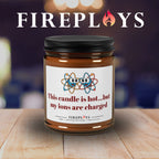 Chemistry Teacher Lover Gift Soy Candle: This ION is charged joke.