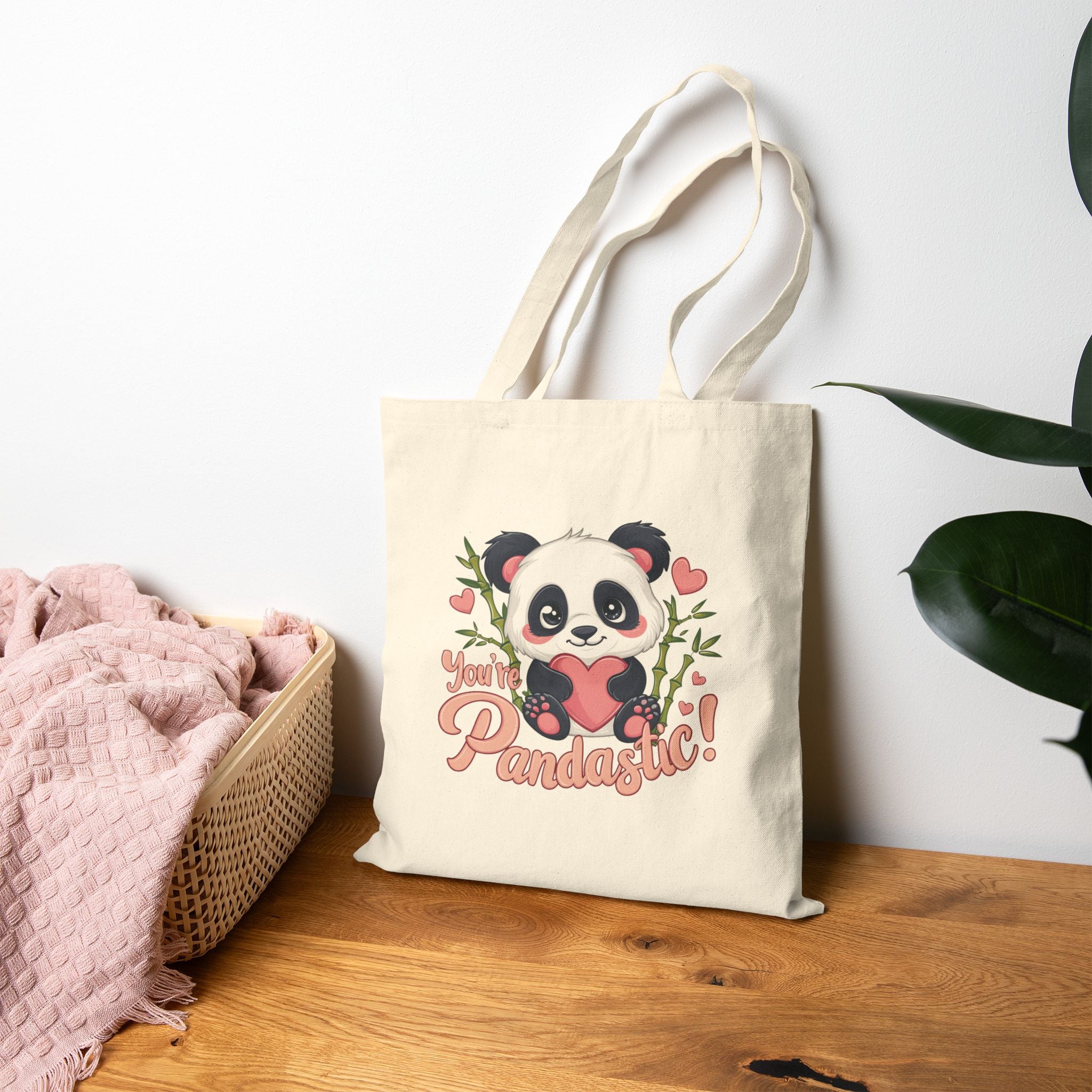 Cute Panda Tote Bag - You're Pandastic!