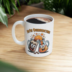 You are overreacting: Cute Atom Science Coffee Ceramic Chemistry Teacher Gift Mug