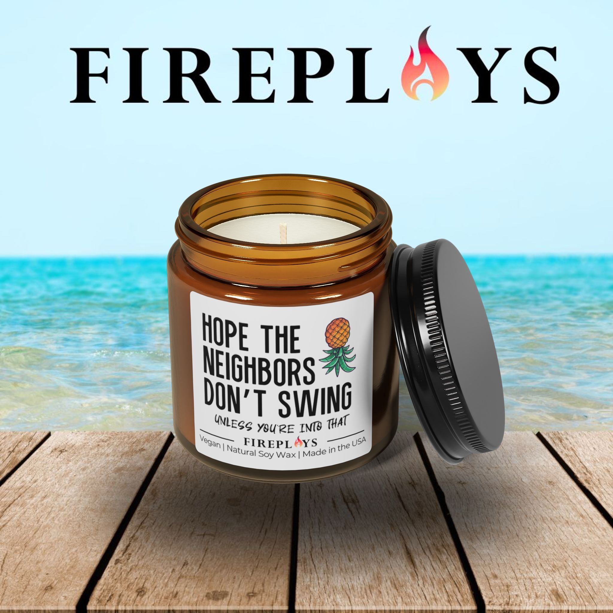 upside down pineapple gift, swingers, funny housewarming gift congrats gift homeowner soy scented candle funny home decor new home gift