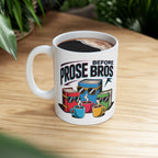 Prose Before Bros English Teacher Unique Ceramic Gift Coffee Mug