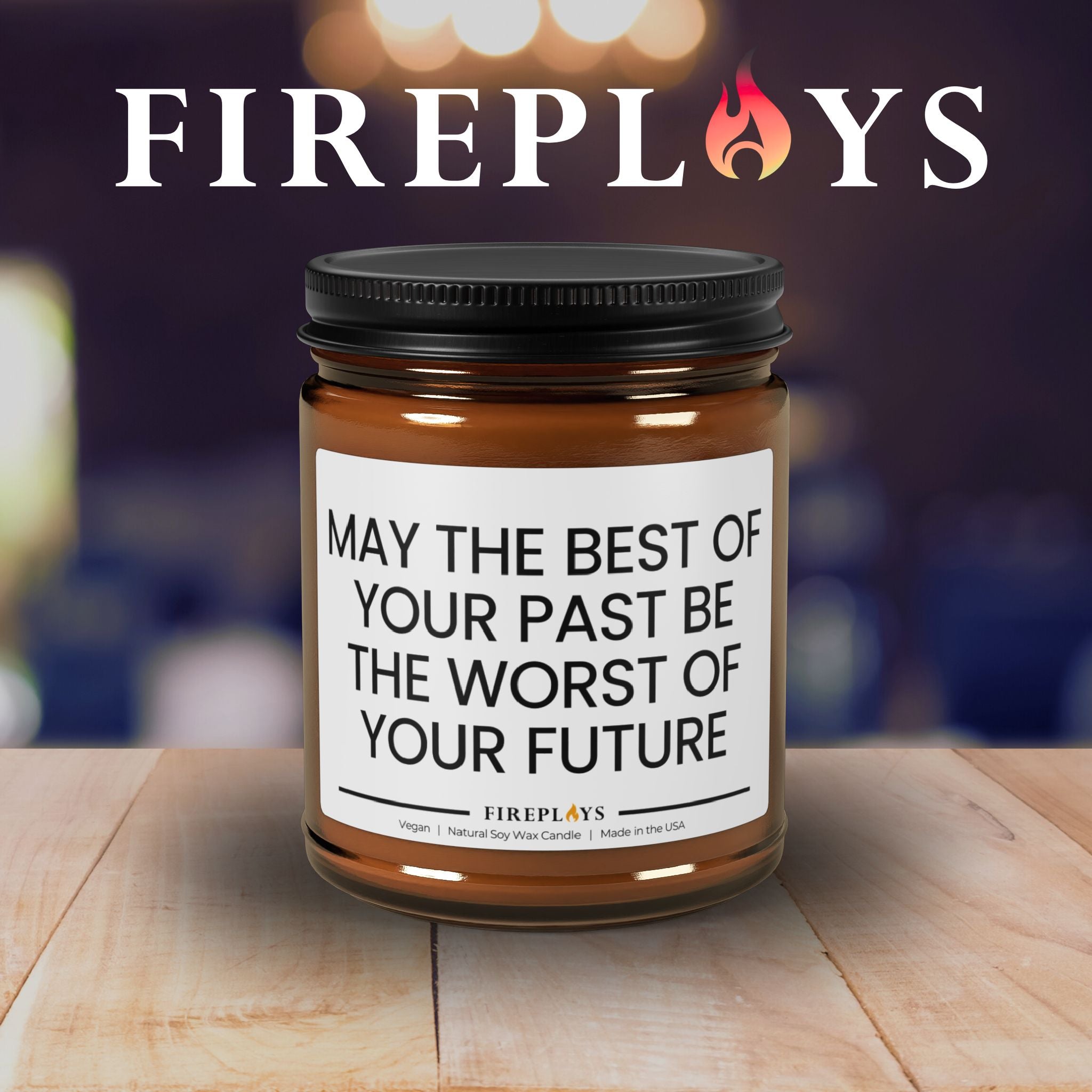 Funny Scented Soy Candle Gift, Witty Inspirational Candle, May The Best of Your Past Be, Unique Home Gift, Eco-Friendly Candle