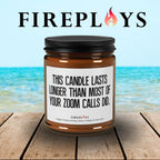 funny coworker gift coworker leaving candle sarcastic gift idea passive aggressive candle retirement gift candle funny boss long zoom calls