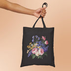 Tote_ Vintage Style Boho Flower bouquet (2)