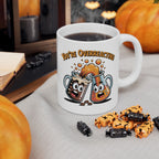 You are overreacting: Cute Atom Science Coffee Ceramic Chemistry Teacher Gift Mug