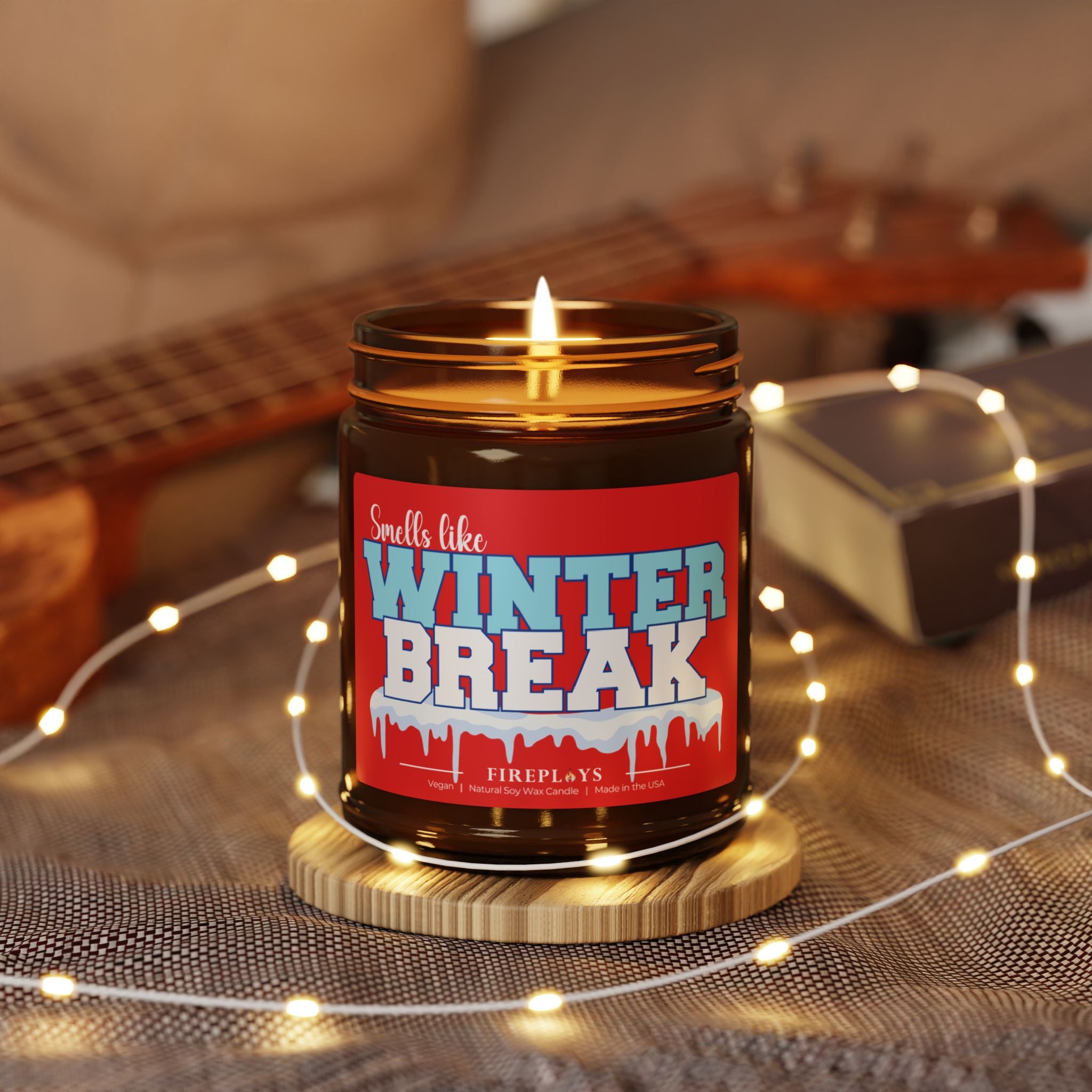 Smells like Winter Break Teacher Student Holiday Soy Scented Gift Candle