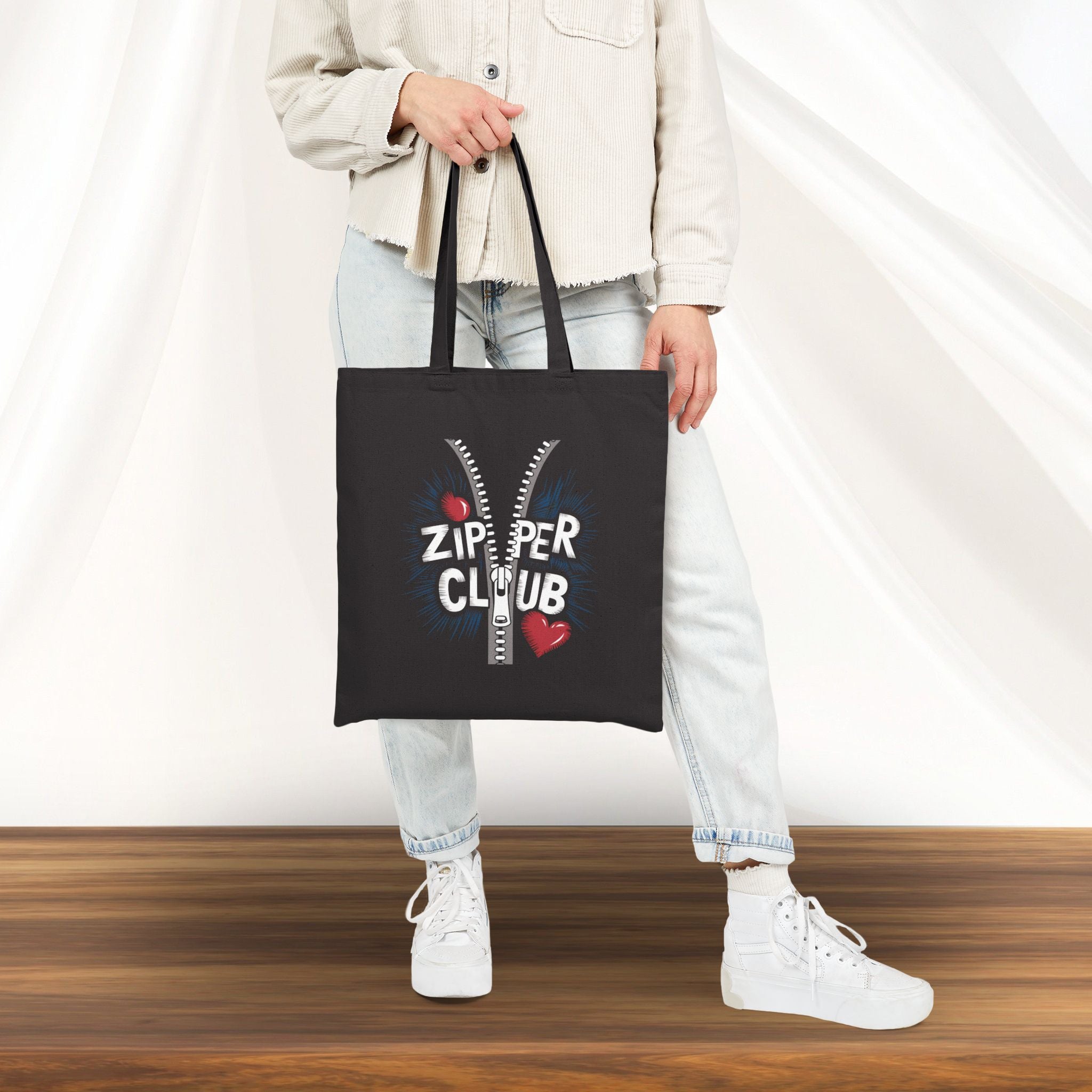 Zipper Club Heart OHS Survivor Gift Tote