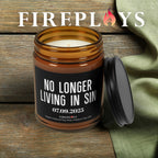 Marriage candle, wedding announcement,   adult humor gift Christian humor, candle unique candle gift fun birthday candle birthday candle