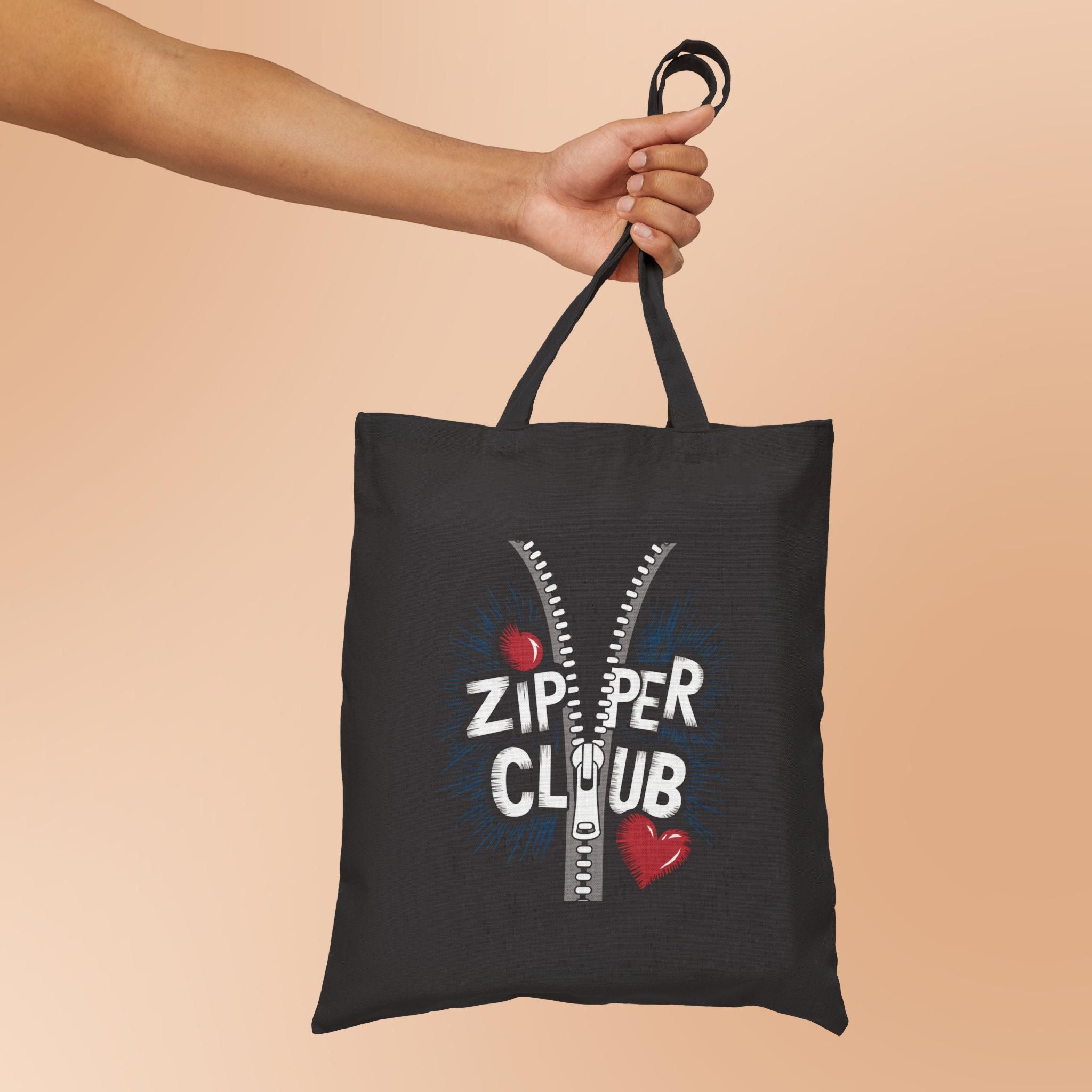 Zipper Club Heart OHS Survivor Gift Tote