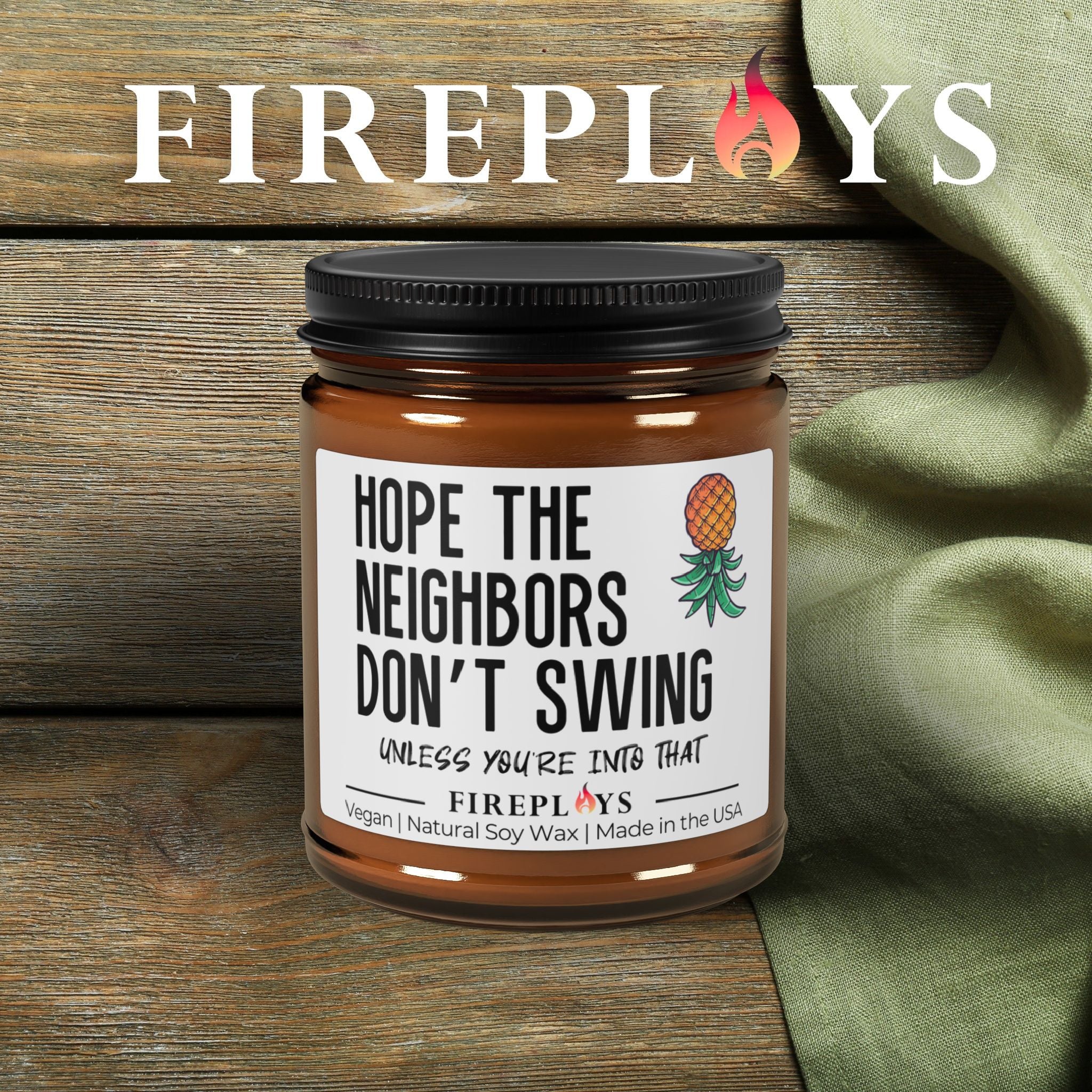 upside down pineapple gift, swingers, funny housewarming gift congrats gift homeowner soy scented candle funny home decor new home gift