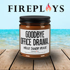 new chapter candle job quitting candle coworker leaving candle work friend gift quitting job candle funny coworker gift office drama