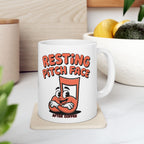 Resting Pitch Face RBF Funny Coffee Mug for Music Lovers and Teacher Band Gift