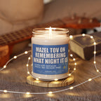 Mazel Tov on Remembering What Night It Is Hannukah Funny Candle Gift
