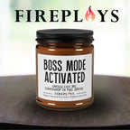 Boss Mode Activated -funny boss gift, office humor candle, promotion gift, boss gift, humor candle,
