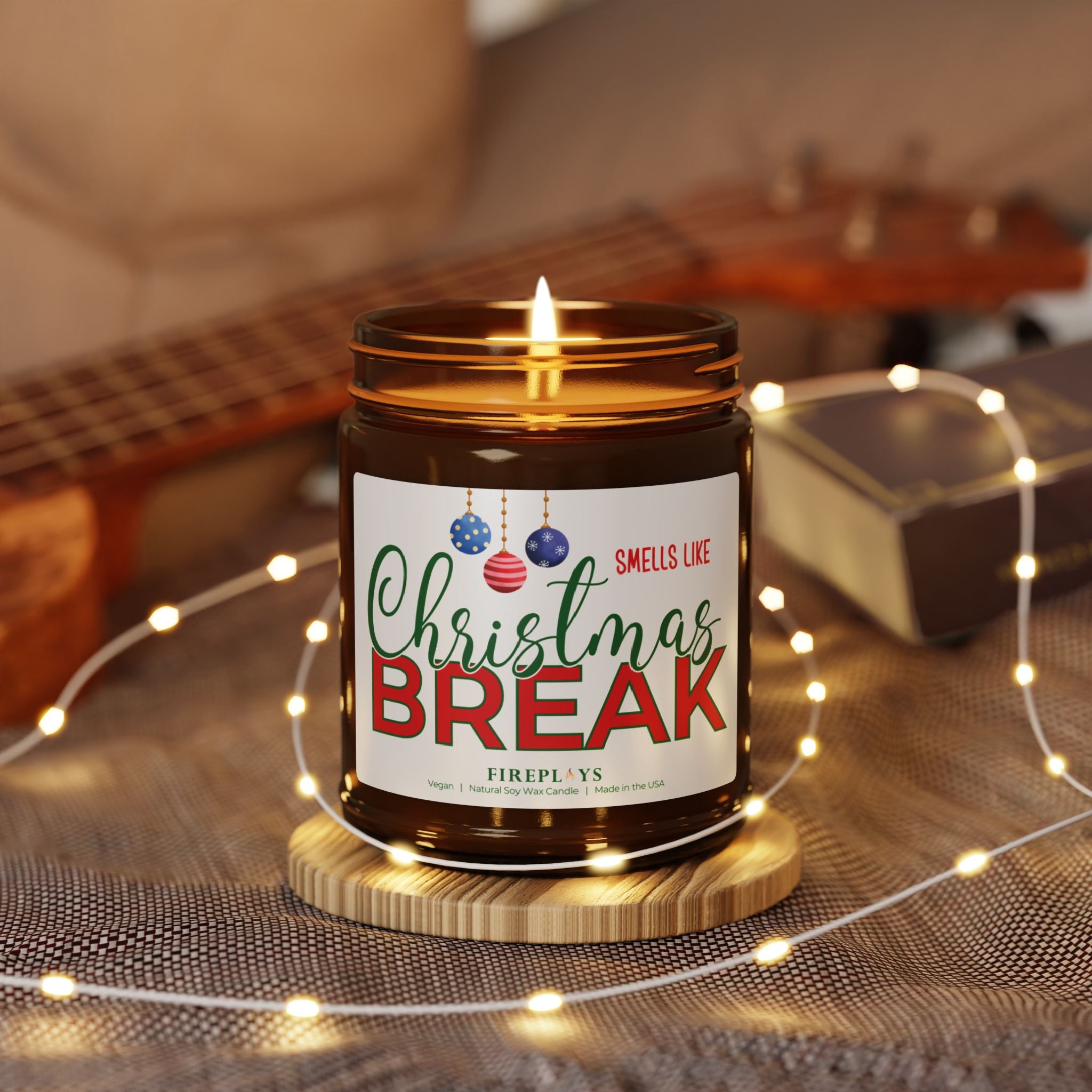 Smells like Christmas Break Candle Teacher Student Gift