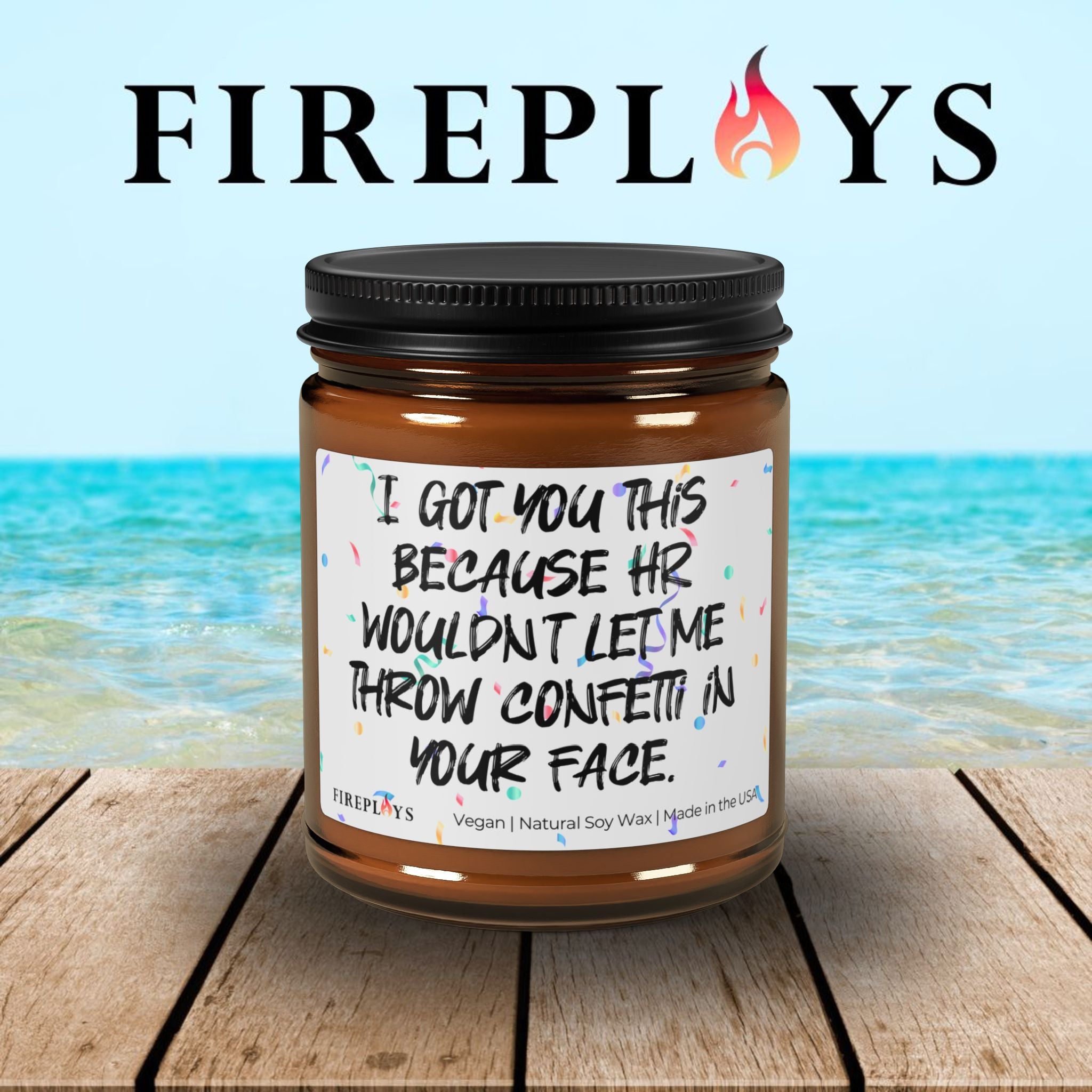 candle going away present quitting job candle sarcastic gift idea funny candle for boss coworker leaving candle HR rules