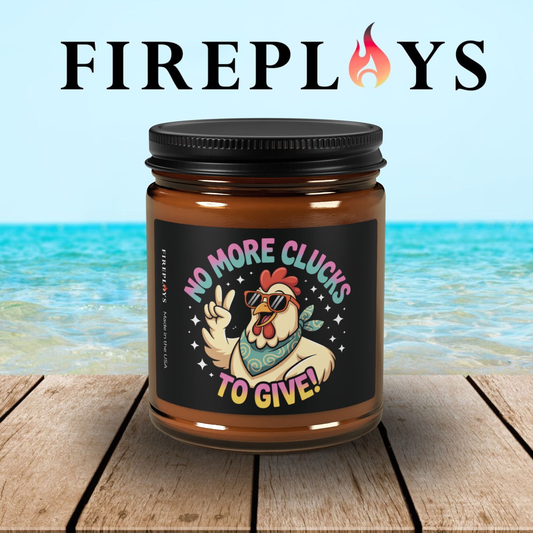 Funny gift candle for friends and coworker, quitting job candle, no more f*cks clucks to give, funny dorm decor leaving candle work