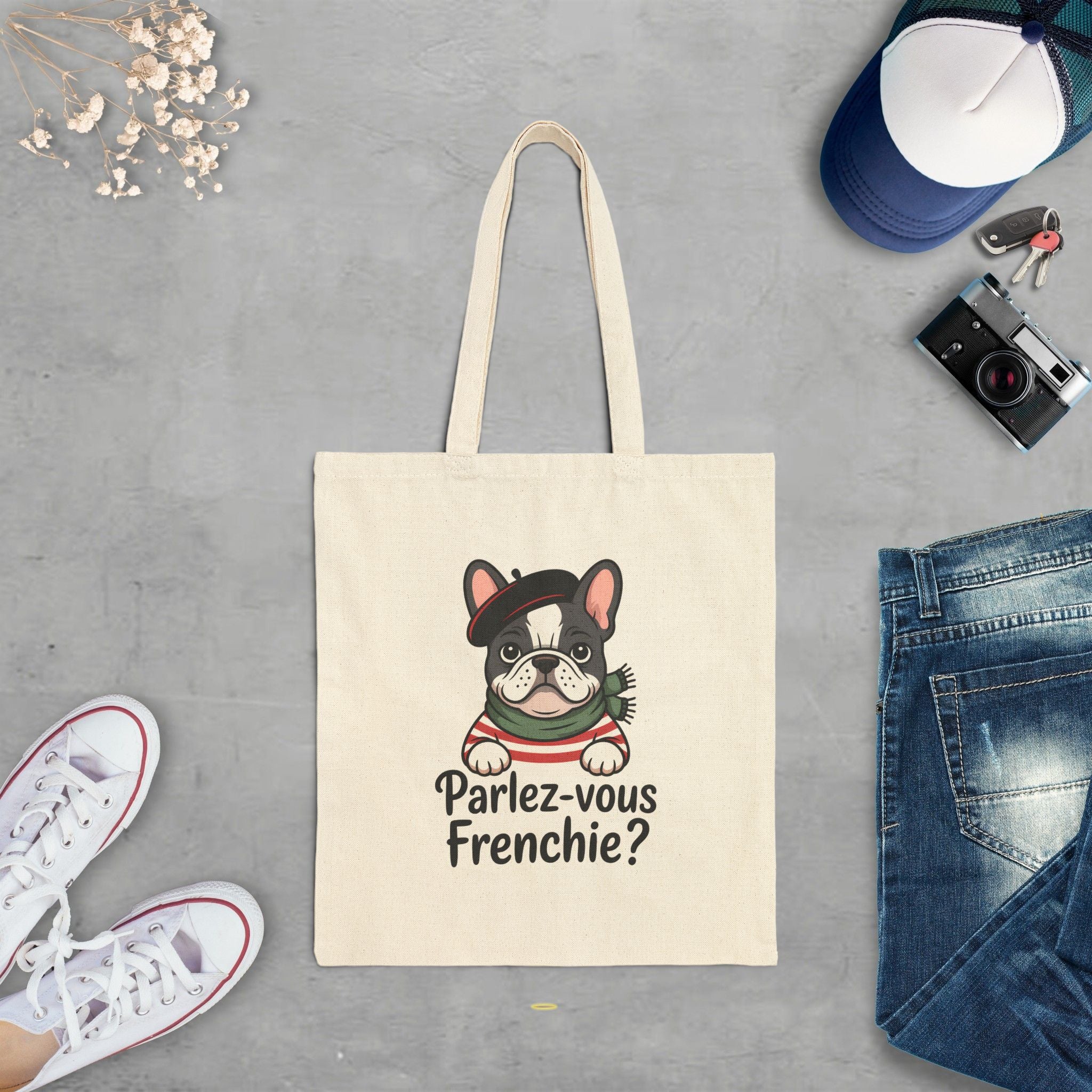 French Bulldog Lover Parlez Vous Frenchie Gift Tote