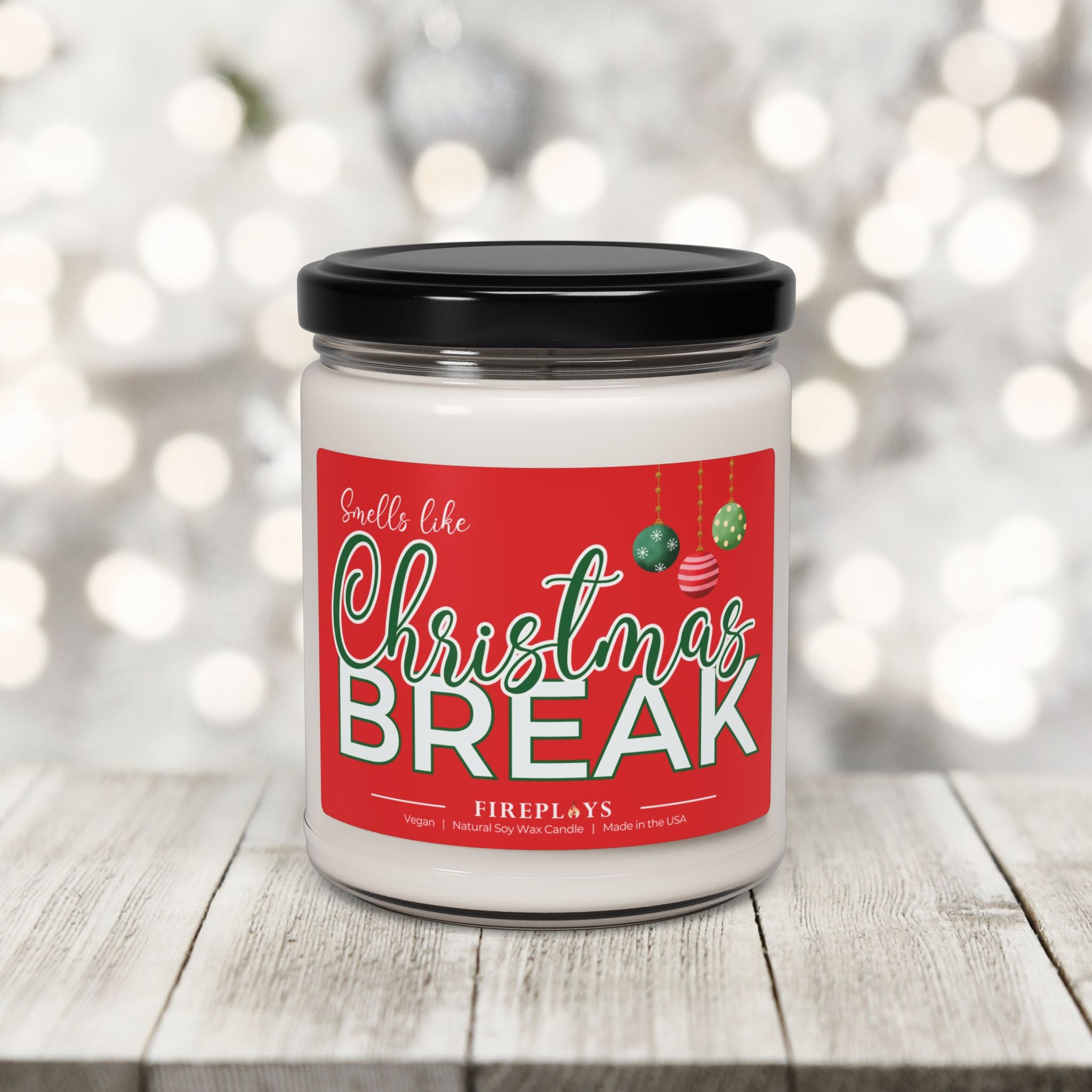 Smells like Christmas Break Candle Teacher Student Gift