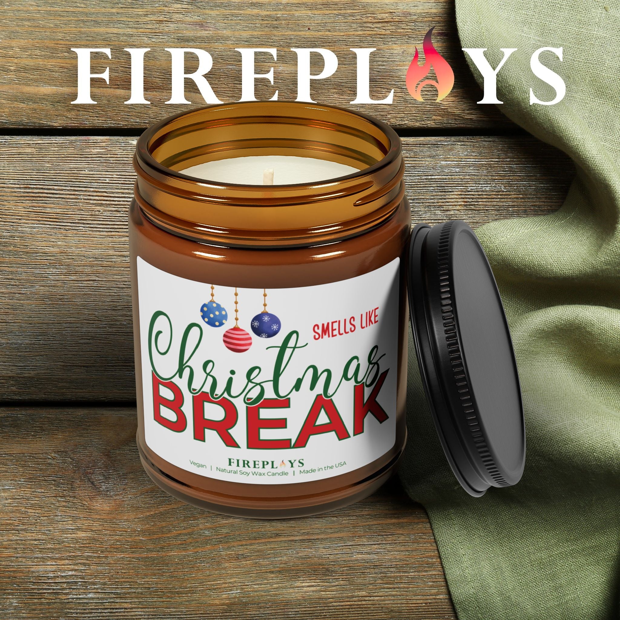 Smells like Christmas Break Candle Teacher Student Gift