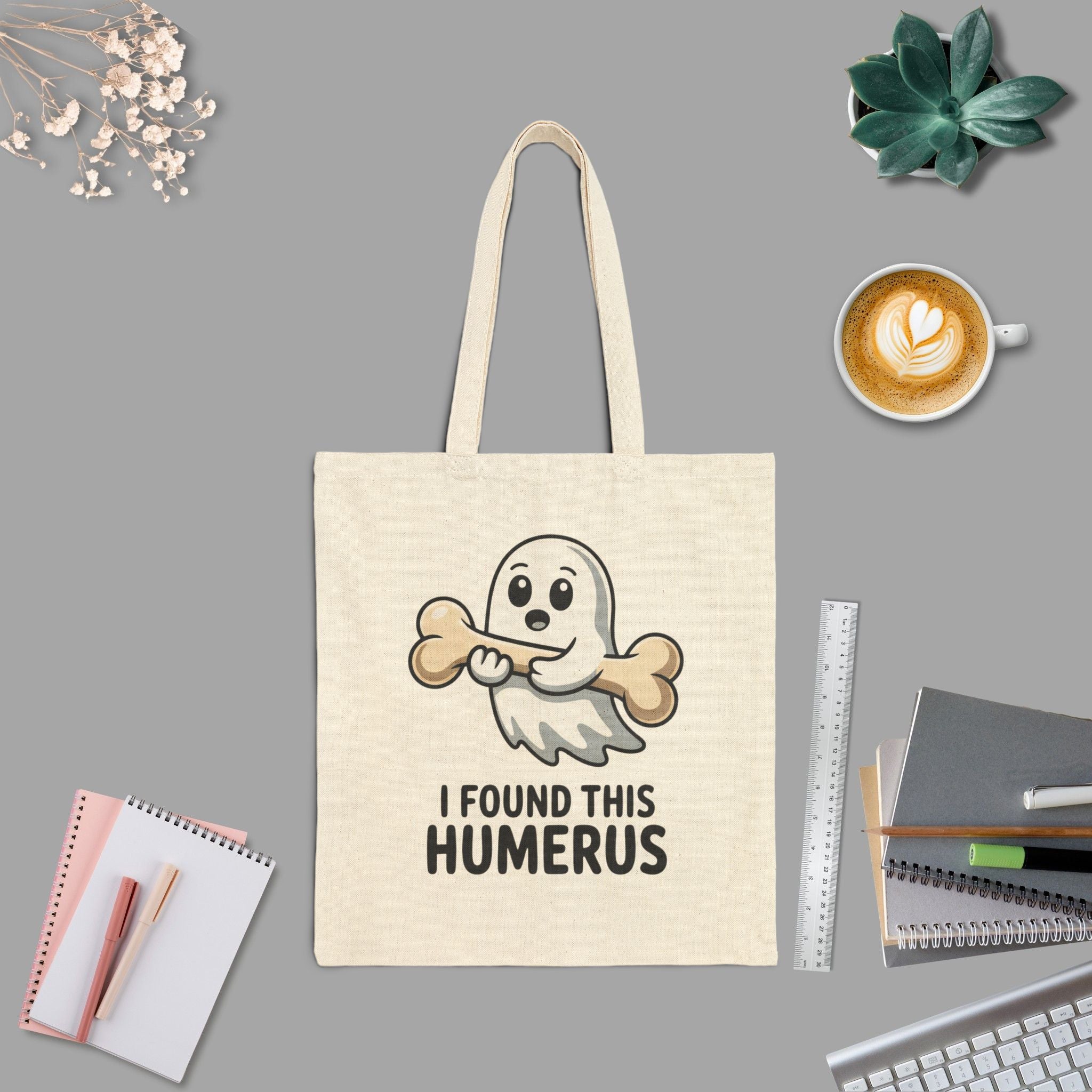 Humerus Ghost Funny Science Teacher Gift Tote