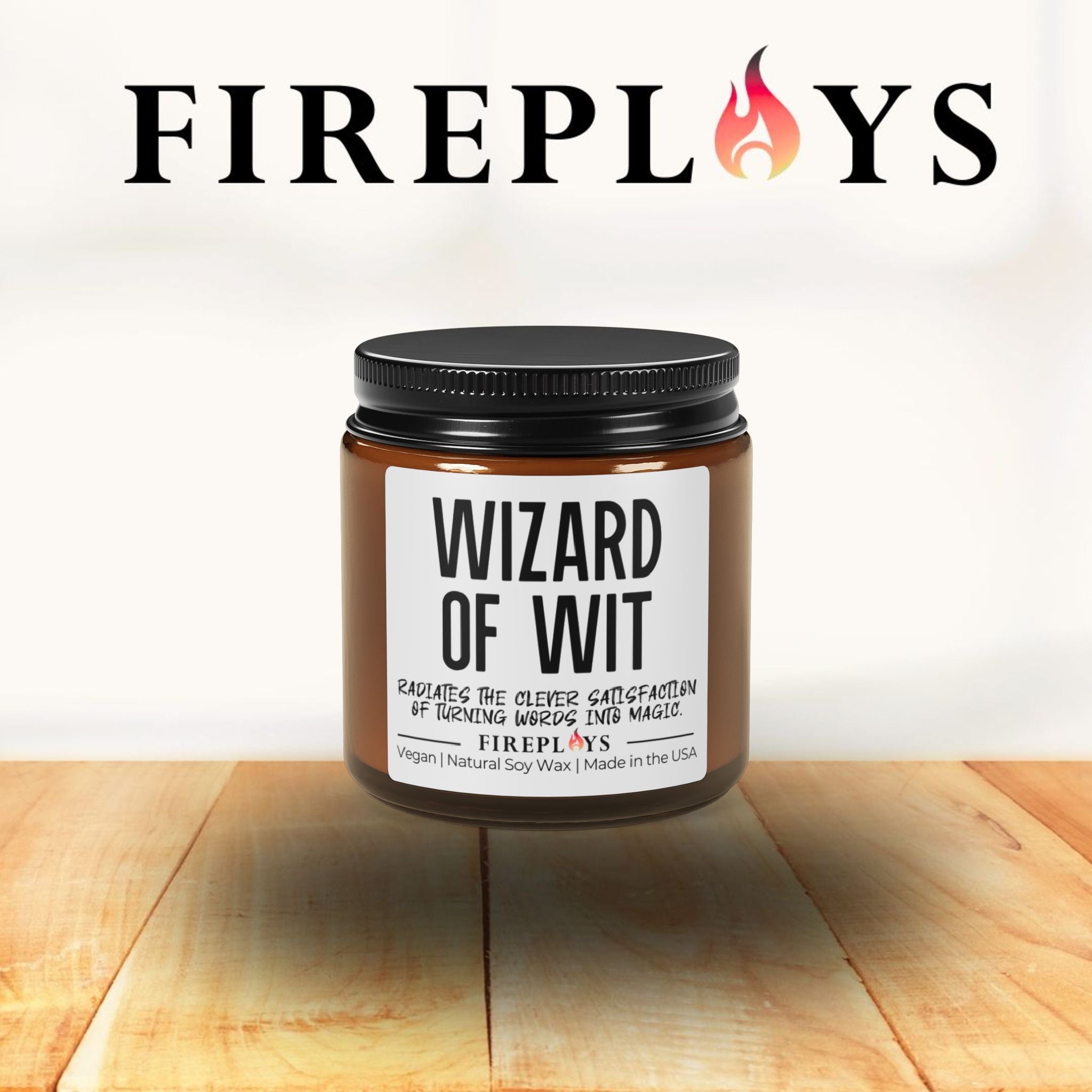 Wizard Of Wit - funny gift candle, humor candle gift, scented candle with message